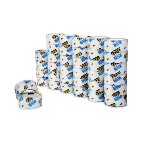  | Scotch 3850-CS36 1.88 in. x 54.6 Yards 3850 Heavy-Duty 3 in. Core Packaging Tape - Clear (36/Carton) image number 0