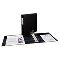 Office Jansan | Avery 08502 3 EZD Rings 2 in. Capacity 11 in. x 8.5 in. Durable Non-View Binder with DuraHinge - Black image number 1