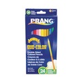 Pencils | Prang X22112 3 mm 2B Duo-Color Colored Pencil Sets - Assorted Lead and Barrel Colors (12/Set) image number 0