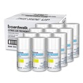 Odor Control | Boardwalk 1048768 5.3 oz. Aerosol Spray Metered Air Freshener Refills - Citrus Sunrise (12/Carton) image number 0