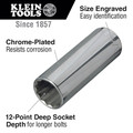 Socket Sets | Klein Tools 65514 8-Piece 1/2 in. Drive 12 Point Deep Socket Wrench Set image number 1