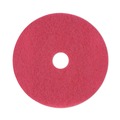 Cleaning Cloths | Boardwalk BWK4019RED 19 in. Diameter Buffing Floor Pads - Red (5/Carton) image number 0