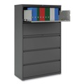  | Alera 25515 42 in. x 18.63 in. x 67.63 in. 5 Legal/Letter/A4/A5 Size Lateral File Drawers - Charcoal image number 6