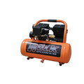 Portable Air Compressors | Hulk HP01P002SS Silent Air 1 HP 2 Gallon Oil-Free Stationary Compressor image number 0