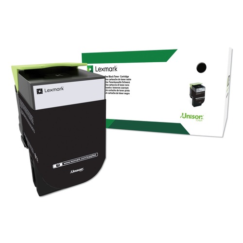 Ink & Toner | Lexmark 80C1HK0 4000 Page-Yield High-Yield Return Program Toner - Black image number 0