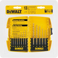 Bits and Bit Sets | Dewalt DW1363 13 Pc Titanium Split Point Drill Bit Set image number 1