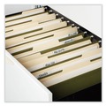  | Universal UNV14153 1/5-Cut Tab Box Bottom Hanging File Folders - Legal Size, Standard Green (25/Box) image number 4