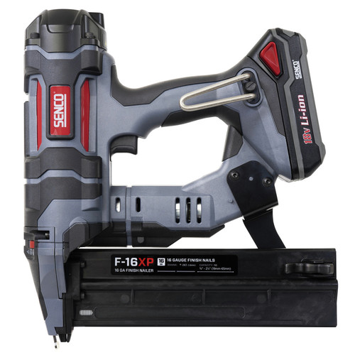 Finish Nailers | Factory Reconditioned SENCO 10N0001R F-16XP 18V Lithium-Ion 2-1/2 in. Cordless 16 Gauge Straight Finish Nailer Kit (1.5 Ah) image number 0