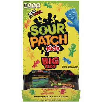 Sour Patch Grab-and-Go Fruit Flavored Candy (240 Pieces/Box)