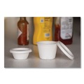 Food Trays, Containers, and Lids | Eco-Products EP-SPC2NFA 2 oz Vanguard Renewable and Compostable Sugarcane Portion Cups - White (2500/Carton) image number 4