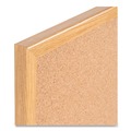 Mothers Day Sale! Save an Extra 10% off your order | MasterVision MC070014231 Value Cork 24 in. x 36 in. Bulletin Board - Brown Surface/Oak Frame image number 3