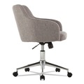 Office Chairs | Alera ALECS4251 Captain Series 17.5 in. - 20.5 in. Mid-Back Chair with 275 lbs. Capacity - Gray Tweed image number 2