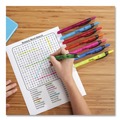 Office Jansan | Sharpie 28101 Chisel Tip Retractable Highlighters with Storage Pouch - Assorted Ink Colors, Assorted Barrel Colors (8/Set) image number 7