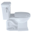 Toilets | TOTO MS814224CEFG#01 Promenade II One-Piece Elongated 1.28 GPF Universal Height Toilet (Cotton White) image number 4