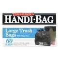 Cleaning & Janitorial Supplies | Handi-Bag 1516910 30 in. x 33 in. .65 mil 30 Gallon Super Value Pack Trash Bags - Black (60/Box) image number 1