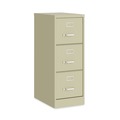 Office Filing Cabinets & Shelves | Alera 26120 15 in. x 22 in. x 40.19 in. Letter-Size 3-Drawer Economy Vertical File - Putty image number 2