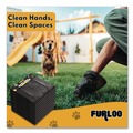 Trash & Waste Bins | Furloo FLO2110 8.5 in. x 13.4 in. Open-Face Pet Waste Station Header Heavy-Duty Leak-Resistant Refill Bags - Black (1000/Carton) image number 7