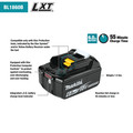 Makita XT507PG 18V LXT Brushless Lithium-Ion Cordless 5-Tool Combo Kit with 2 Batteries (6 Ah) image number 9