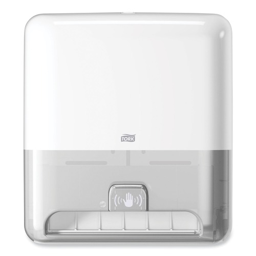 Cleaning & Janitorial Supplies | Tork 5511202 Elevation Matic 13 in. x 8 in. x 14.5 in. Hand Towel Roll Dispenser with Sensor - White image number 0