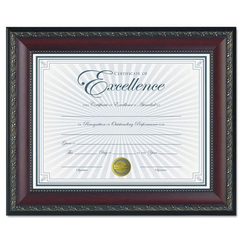 DAX N3245N2T World Class Document Frame With Certificate, Walnut, 8.5 X 11 image number 0