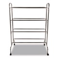 Utility Carts | Champion Sports BRC4 17 in. x 41 in. x 53 in. 132 lb Capacity Powder-Coated Ball Cart - Silver image number 0