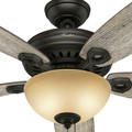 Ceiling Fans | Hunter 54062 60 in. Valerian Casual Brittany Bronze Barnwood Indoor Ceiling Fan with 2 Lights image number 4