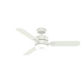 Ceiling Fans | Casablanca 59427 54 in. Paume Ceiling Fan with Light and Integrated Wall Control (Fresh White) image number 1