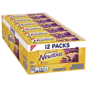 SNACKS | Nabisco 00 44000 03744 00 Fig Newtons, 2 Oz Pack, 12/box