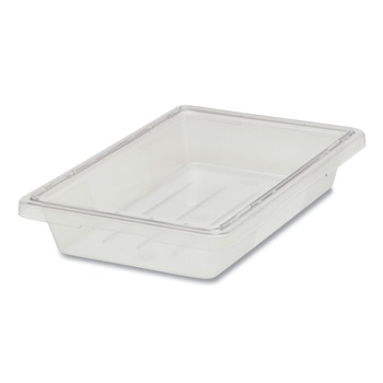Rubbermaid Commercial 5 Gallon 12 in. x 18 in. x 9 in. Food/Tote Box - Clear