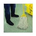 Mops | Boardwalk BWKCM20032 32 oz. 4-Ply Cut-End Cotton Mop Head - White (12/Carton) image number 8