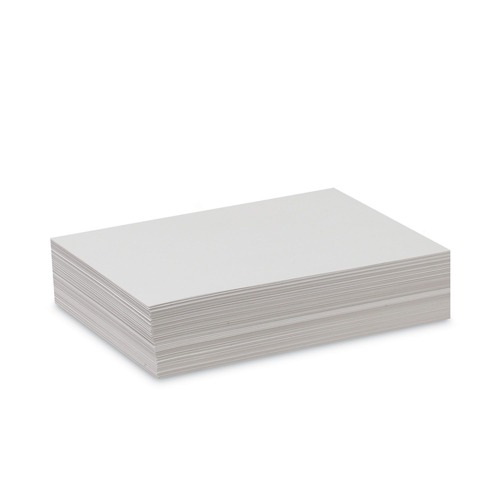 Office Jansan | Pacon P4812 12 x 18 78 lb Text Weight Drawing Paper - Pure White (500-Sheets/Ream) image number 0