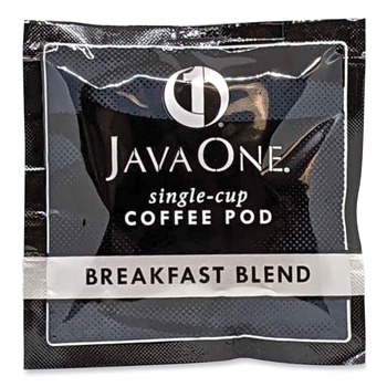 Java One 39830106141 Coffee Pods, Breakfast Blend, Single Cup, 14/box