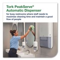 Paper Towels and Napkins | Tork 552540 PeakServe 14.47 in. x 4.04 in. x 25.15 in. Automatic Continuous Paper Hand Towel Dispenser - White image number 4