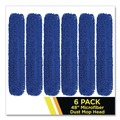 Mops | Gritt Commercial GRI182486PK 48 in. x 5 in. Microfiber Looped Dust Mop Pad Head - Blue (6/Carton) image number 1