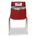 Office Chairs | Victor 10101 11 in. x 15.5 in. x 14 in. Fabric Elastic-Back Seat Sack for Chairs 12 in. to 17 in. Wide - Red image number 0