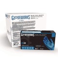 Disposable Gloves | Ammex IVBPF46100 3 mil Industrial Powder-Free Vinyl Gloves - Large, Blue (1000/Carton) image number 0