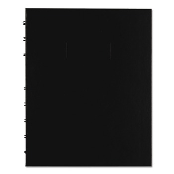 Blueline 96-Sheets 9.25 in. x 7.25 in. Data/Lab-Record Format with Narrow and Quadrille Rule Sections NotePro Quad Notebook - Black Cover