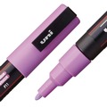 Permanent Markers | uni-ball PC3M8CSOFTCOLORS Fine Bullet Tip 0.9 mm/1.3 mm Water-Based Paint Markers - Assorted Colors (8/Set) image number 4
