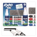 Office Jansan | EXPO 80653A Broad Chisel Tip Low-Odor Dry Erase Marker Starter Set - Assorted Colors (4/Set) image number 0