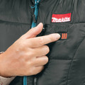Heated Jackets | Makita DCV200Z2XL 18V LXT Li-Ion Heated Vest (Vest Only) - 2XL image number 3