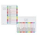 Office Jansan | Avery 11843 1 - 12 Tab 11 in. x 8.5 in. Customizable TOC Ready Index Divider Set - Multicolor (1 Set) image number 4