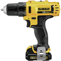 Drill Drivers | Dewalt DCD710S2 12V MAX Lithium-Ion Cordless 3/8 in. Drill/Driver Kit (1.5 Ah) image number 2