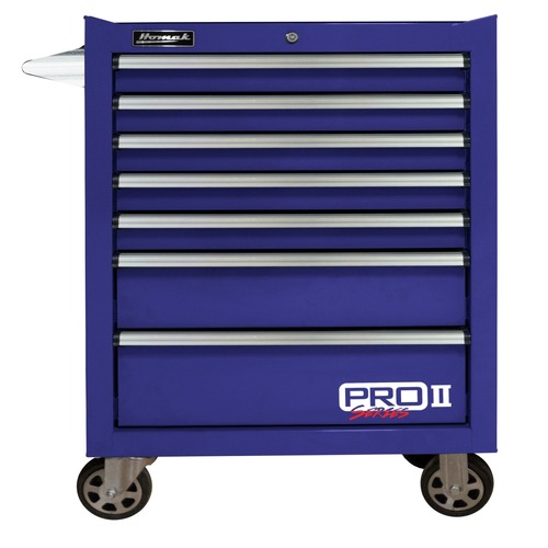 Tool Chests | Homak BL04027702 Pro 2 27 in. 7-Drawer Roller Cabinet - Blue image number 0