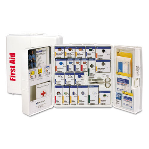First Aid | First Aid Only FAO90580021 SmartCompliance Plastic Case General Business First Aid Station for 50 People (202-Pieces/Kit) image number 0