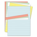 Office Jansan | MasterVision FM1614 8-1/2 in. x 11 in. Replacement Data Card Sheets - Assorted Colors (10 Sheets/Pack) image number 0
