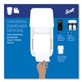 Toilet Paper | Scott 04460 Essential Standard Septic Safe 2 Ply Roll Bathroom Tissue - White (80/Carton) image number 6