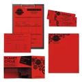 Office Jansan | Astrobrights 22551 8.5 in. x 11 in. 24 lbs. Bond Weight Color Paper - Re-Entry Red (500/Ream) image number 1