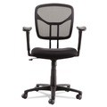 Office Jansan | OIF OIFMT4818 17.72 in. - 22.24 in. Seat Height Swivel/Tilt Mesh Task Chair with Adjustable Arms Supports Up to 250 lbs. - Black image number 1