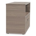  | Linea Italia LITUR604NW Urban 35.25 in. x 15.25 in. x 23.75 in., Bottom Pedestal, 36 in. Credenza - Natural Walnut image number 2