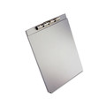 Office Jansan | Saunders 10017 0.5 in. Clip Capacity Holds 8.5 in. x 11 in. Sheets A-Holder Aluminum Form Holder - Silver image number 1
